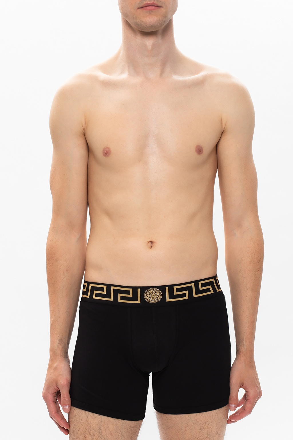 Versace Greek key pattern boxer